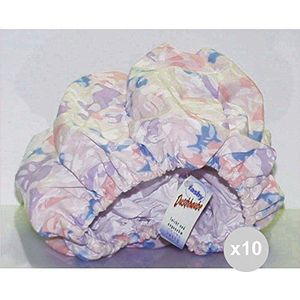 Glooke Geselecteerde Set 10 Douche Hoofdtelefoon met Voering 3628 Haar Styling en Kammen, Veelkleurig, One Size