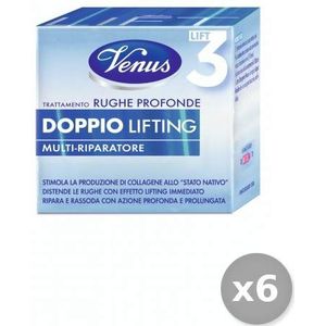 Venus Set van 6 dubbele lift Multi Riparator 50 ml gezichtsverzorging, meerkleurig, eenheidsmaat