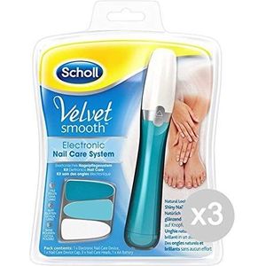 Pedorex Velvet Smooth 3-delige set elektronische pedicure en voetverzorging, meerkleurig, uniek