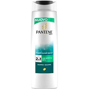 Pantene 6 shampoo 2-in-1, glad, zijdeeffect, 250 ml, verzorging en behandeling van het haar, meerkleurig, uniek