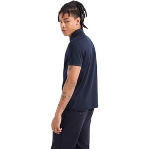 Armani Exchange - Geprint Poloshirt - Blauw - Katoen