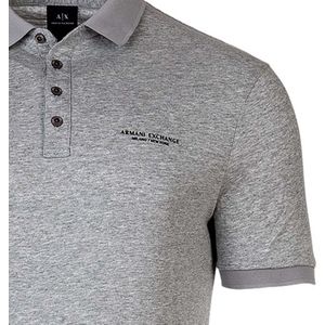 Armani Exchange poloshirt heren, grijs.
