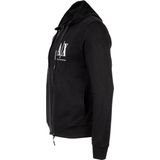 Sweatshirt Met Capuchon Met Rits En Bedrukking