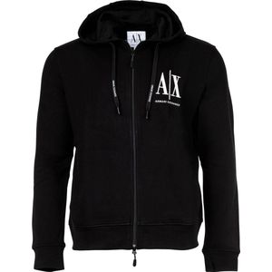 Sweatshirt Met Capuchon Met Rits En Bedrukking