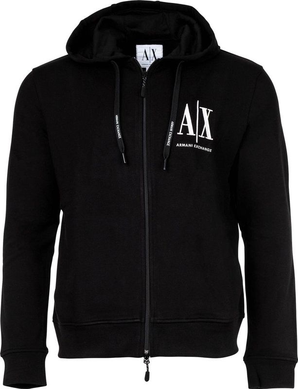 Sweatshirt Met Capuchon Met Rits En Bedrukking