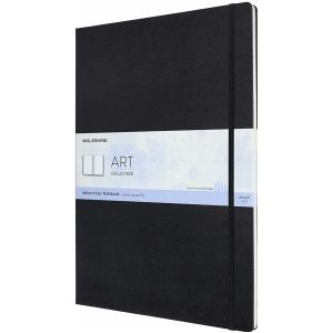 Aquarell-Notizbuch A3 200g qm 30 Blatt Hardcover schwarz