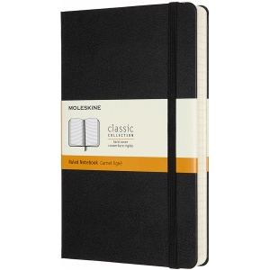 Moleskine Classic Notitieboek - Expanded - Large - Hardcover - Gelinieerd - Zwart