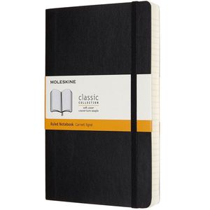 Moleskine Classic Notitieboek - Expanded - Large - Softcover - Gelinieerd - Zwart