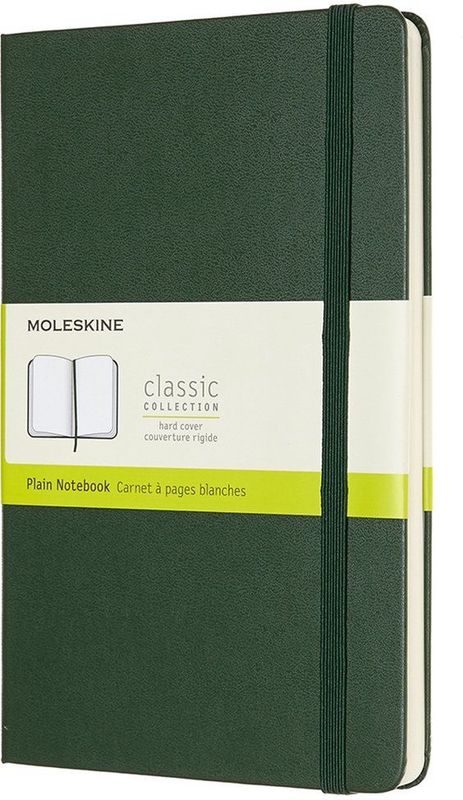Moleskine Notizbuch Large A5 blanko Hardcover 120 Blatt myrtengrün