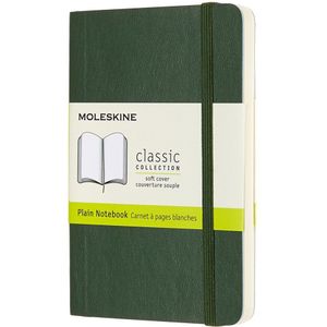 Moleskine Classic Notitieboek - Pocket - Softcover - Blanco - Mirte Groen