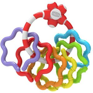 Chicco - Rings Rammelaar - Bijtring - Multikleur - Hoogwaardig Materiaal