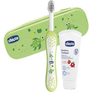 Chicco Oral Green 12m+ Set 2 Pieces