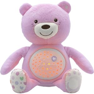 Chicco First Dreams Knuffel Beer Projector - Roze