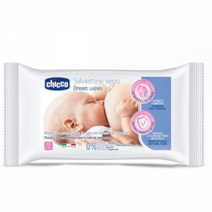 Chicco Breast Wipes Vochtige Reinigings Doekjes  voor de borsten 72 st