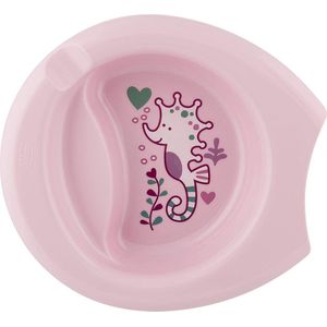 Chicco Diep Dinerbord Zeepaardje Meisjes 22 Cm Roze