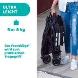 Dubbele Kinderwagen Ohlala' Twin CHICCO Black Night