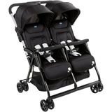 Dubbele Kinderwagen Ohlala' Twin CHICCO Black Night