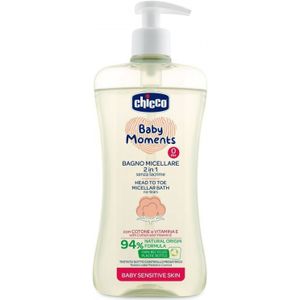 Chicco - Baby Moments Sensitive - Micellair Shampoo - 500 ml - Voor Lichaam en Haar