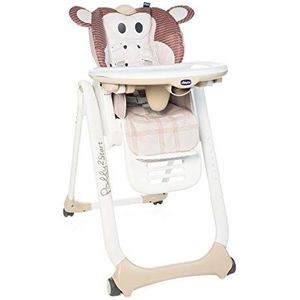 Chicco Polly 2 Start Kinderstoel - Baby eetstoel - Verstelbare rugleuning - Hoogte verstelbaar - Monkey