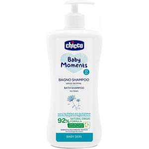 Chicco Baby Moments Bath Shampoo Shampoo voor het hele Lichaam voor Kinderen vanaf Geboorte 0 m+ 500 ml