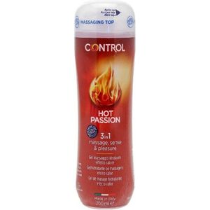 Control Gel Hot Passion | verwarmend, massage en glijmiddel (200 ml)