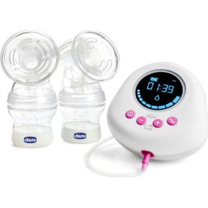 Chicco - Breast Pump Double - Borstkolf - Elektrisch - Inclusief Fles en Speen