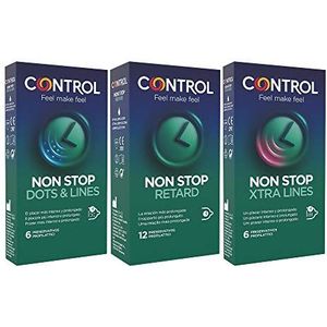 Control Performance Mix condooms van rubber, gesorteerd, 24 condooms