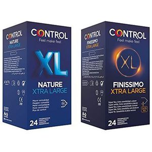 Control XL Mix condooms, extra groot, klassiek, dun, 48 condooms
