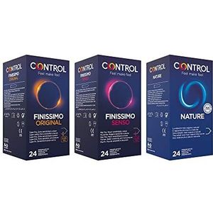 Control Feeling Mix Classic & Dunne condooms - 72 condooms