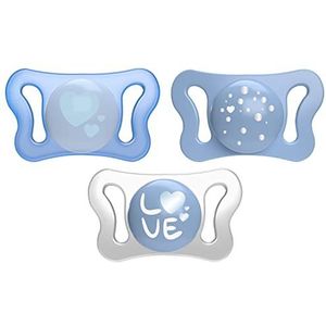 Chicco Physio Micro 0-2 m fopspeen Blue 2 st