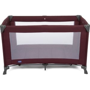 Chicco GoodNight Reisbed- Comfortabel Slapen- Paraplu-opvouw Systeem- Dubbele Veiligheid- met Transporttas- Peuterbed- Kinderbed- Babybed- 0 tot 4 jaar- Max. 15kg- 122 x 70 x 75 cm- Rood