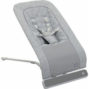 Chicco Relax Rhythm'n'sound - Wipstoel Baby met Muziek en Geluiden - Verstelbare Rugleuning - Wiegt de Baby - Compact Design - Opvouwbaar - Schommelstoel - 71 x 41 x 47.5 cm - Asgrijs