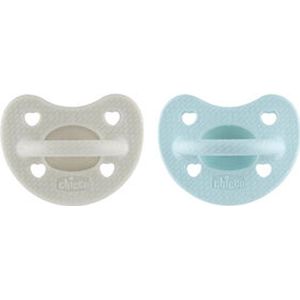 Chicco Physio Forma Luxe fopspeen 6-16 m Grey/Mint 2 st