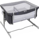 Chicco Next2Me Twins, Extra bed voor kinderbedden voor tweelingen, 2 matrassen, logeerbed met één hand te openen, in hoogte verstelbaar, verstelbaar met 11 hoogtes, Twin, 0 m.