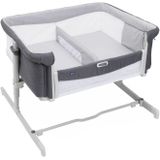 Chicco Next2Me Twins, Extra bed voor kinderbedden voor tweelingen, 2 matrassen, logeerbed met één hand te openen, in hoogte verstelbaar, verstelbaar met 11 hoogtes, Twin, 0 m.