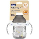 Chicco - Perfect Cup - Drinkbeker - Grijs - 200 ml - BPA-vrij