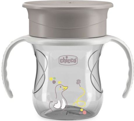 Chicco - Perfect Cup - Drinkbeker - Grijs - 200 ml - BPA-vrij