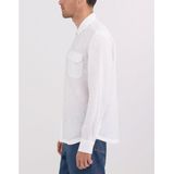 REPLAY - Hemd - Wit - Linnen