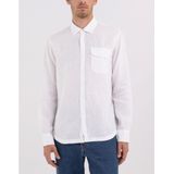 REPLAY - Hemd - Wit - Linnen