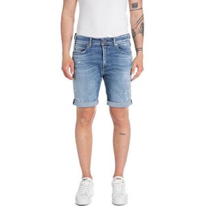 Replay Ma981q.000.141 656 Korte Spijkerbroek Blauw 31 Man