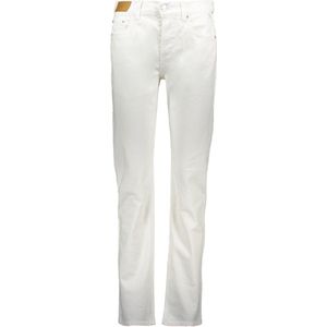 Replay Dames Straight Fit High Waist Jeans Maijke Straight, 001 Optical White, 26W x 28L