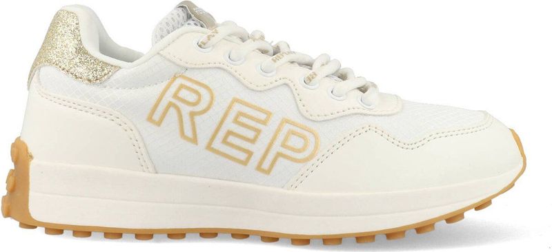 Replay - Skype 2 - Sneakers - Wit - Goud - Kunststof