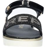 Replay - Sandaal - Zwart - Metallic - Klittenband Sluiting