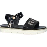 Replay - Sandaal - Zwart - Metallic - Klittenband Sluiting