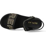 Replay Sandalen JT420008S-0168 Zwart Goud