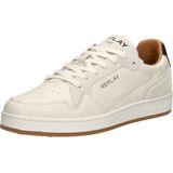 Replay - Smash FINE - Herensneaker - Off White Brown - Kunstleer