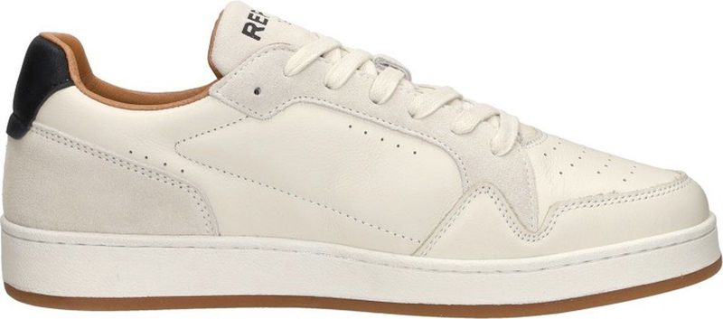 Replay - Smash FINE - Herensneaker - Off White Brown - Kunstleer