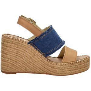Replay Jess Band Sandalen Touwzool - licht blauw