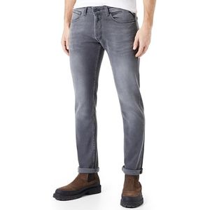 Replay Heren Jeans Grover Straight-Fit, Medium Grey 096-1, 27W / 30L