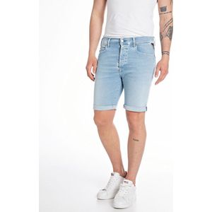 Replay - Korte Broek - Lichtblauw - 100% Polyester